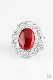 Barque the Spell Red Ring - Angie's $5.00 Bling