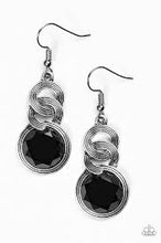 Load image into Gallery viewer, Be Glam Enough Black Earrings