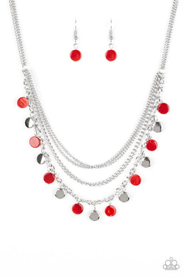 Beach Flavor Red Necklace