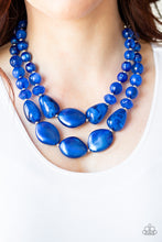 Load image into Gallery viewer, Beach Glam Blue Necklace