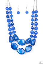 Load image into Gallery viewer, Beach Glam Blue Necklace