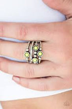 Load image into Gallery viewer, Beach House Party Green Ring - Angie&#39;s $5.00 Bling
