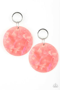Beach Bliss Orange Acrylic Earrings - Angie's $5.00 Bling