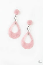 Load image into Gallery viewer, Beach Oasis Pink Acrylic Earrings - Angie's $5.00 Bling