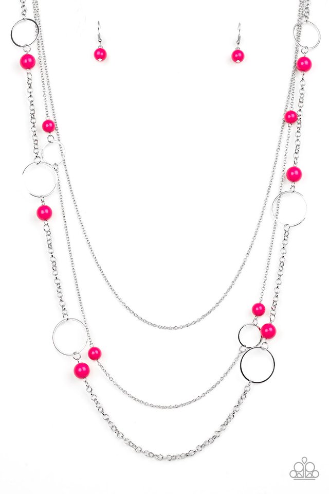 Beachside Babe Pink Necklace