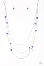 Load image into Gallery viewer, Beachside Babe Purple Necklace - Angie&#39;s $5.00 Bling