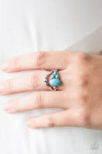 Load image into Gallery viewer, Bead What You Want to Bead Blue Skinny Band Ring - Angie&#39;s $5.00 Bling