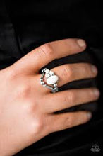 Load image into Gallery viewer, Bead What You Want to Bead White Skinny Band Ring