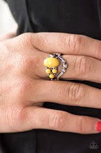 Load image into Gallery viewer, Bead What You Want to Bead Yellow Skinny Band Ring