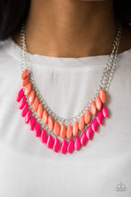 Load image into Gallery viewer, Beaded Boardwalk Pink Necklace