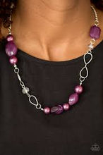 Load image into Gallery viewer, Beam Away Purple Necklace - Angie&#39;s $5.00 Bling
