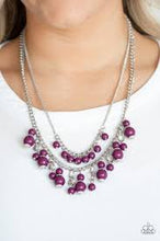 Load image into Gallery viewer, Beautifully Beaded Purple Necklace - Angie&#39;s $5.00 Bling