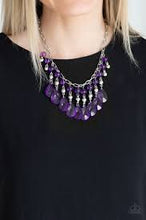 Load image into Gallery viewer, Beauty School Drop Out Purple Necklace - Angie&#39;s $5.00 Bling