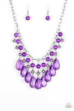Load image into Gallery viewer, Beauty School Drop Out Purple Necklace - Angie&#39;s $5.00 Bling