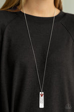 Load image into Gallery viewer, Because Of the Brave Red Necklace