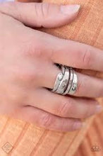 Load image into Gallery viewer, Behind the Sheen Silver Ring - Angie&#39;s $5.00 Bling
