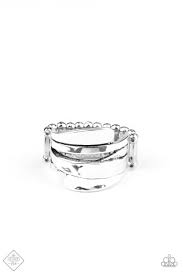 Behind the Sheen Silver Ring - Angie's $5.00 Bling