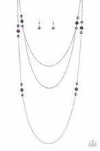 Load image into Gallery viewer, Be in the Glow Purple Necklace - Angie&#39;s $5.00 Bling