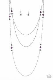 Be in the Glow Purple Necklace - Angie's $5.00 Bling