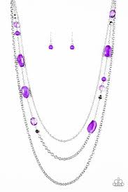 Belize It Or Not Purple Necklace - Angie's $5.00 Bling
