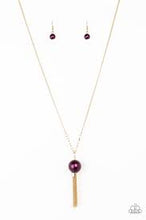 Load image into Gallery viewer, Belle of the Ballroom Purple Necklace - Angie&#39;s $5.00 Bling
