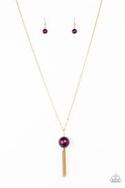 Belle of the Ballroom Purple Necklace - Angie's $5.00 Bling