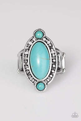 Bet Your Boots Blue Ring - Angie's $5.00 Bling