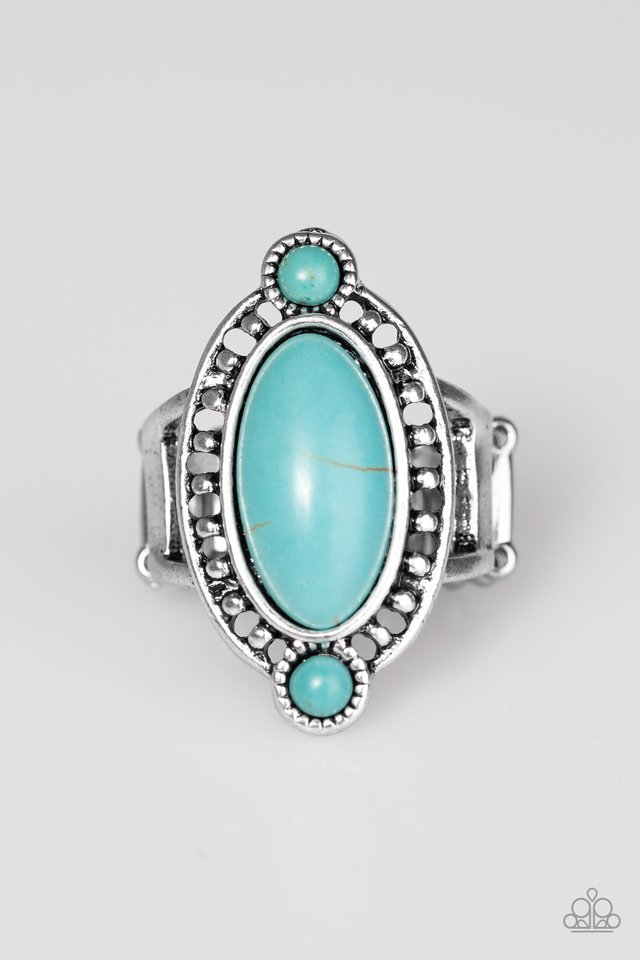 Bet Your Boots Blue Ring - Angie's $5.00 Bling