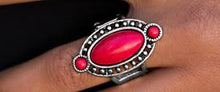 Load image into Gallery viewer, Bet Your Boots Red Ring - Angie&#39;s $5.00 Bling