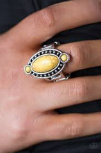 Load image into Gallery viewer, Bet Your Boots Yellow Ring - Angie&#39;s $5.00 Bling