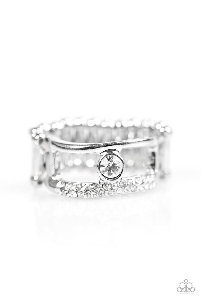 Be the Sparkle White Ring - Angie's $5.00 Bling