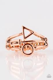 Better Shape Up Copper Skinny Band Ring