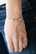 Load image into Gallery viewer, Big Hearted Beam Pink Bracelet