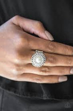 Load image into Gallery viewer, Big City Attitude White Ring - Angie&#39;s $5.00 Bling