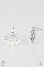 Load image into Gallery viewer, Big Dreams White Jacket Earrings