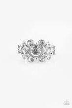 Load image into Gallery viewer, Billion Dollar Bombshell White Skinny Band Ring