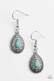 Blazing Beauty Turquoise Earrings