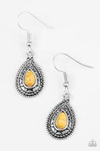 Load image into Gallery viewer, Blazing Beauty Yellow Earrings