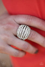 Load image into Gallery viewer, Blinding Brilliance Blockbuster White Ring