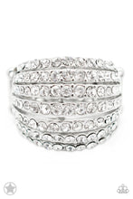 Load image into Gallery viewer, Blinding Brilliance Blockbuster White Ring