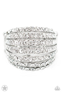Blinding Brilliance Blockbuster White Ring