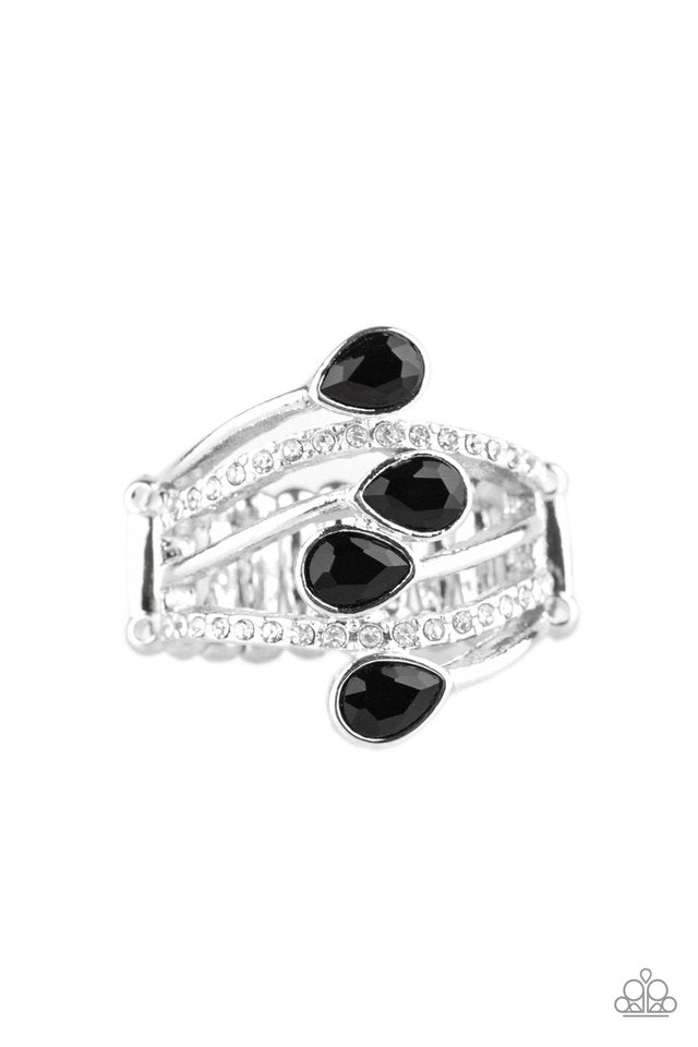 Bling Dream Black Ring - Angie's $5.00 Bling
