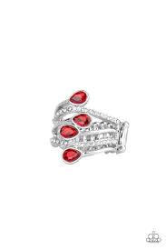Bling Dream Red Ring - Angie's $5.00 Bling
