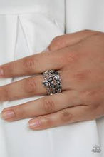 Load image into Gallery viewer, Blink Back the Tiers Silver Ring - Angie&#39;s $5.00 Bling