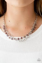 Load image into Gallery viewer, Block Party Princess Purple Necklace - Angie&#39;s $5.00 Bling