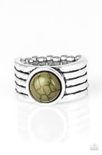 Load image into Gallery viewer, Blooming Badlands Green Ring - Angie&#39;s $5.00 Bling
