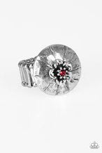 Load image into Gallery viewer, Blooming Beach Party Red Ring - Angie&#39;s $5.00 Bling