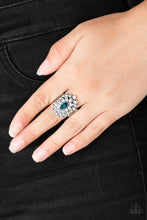 Load image into Gallery viewer, Blooming Fireworks Blue Ring - Angie&#39;s $5.00 Bling