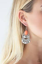 Load image into Gallery viewer, Bodaciously Boho Orange Earrings