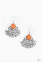 Load image into Gallery viewer, Bodaciously Boho Orange Earrings